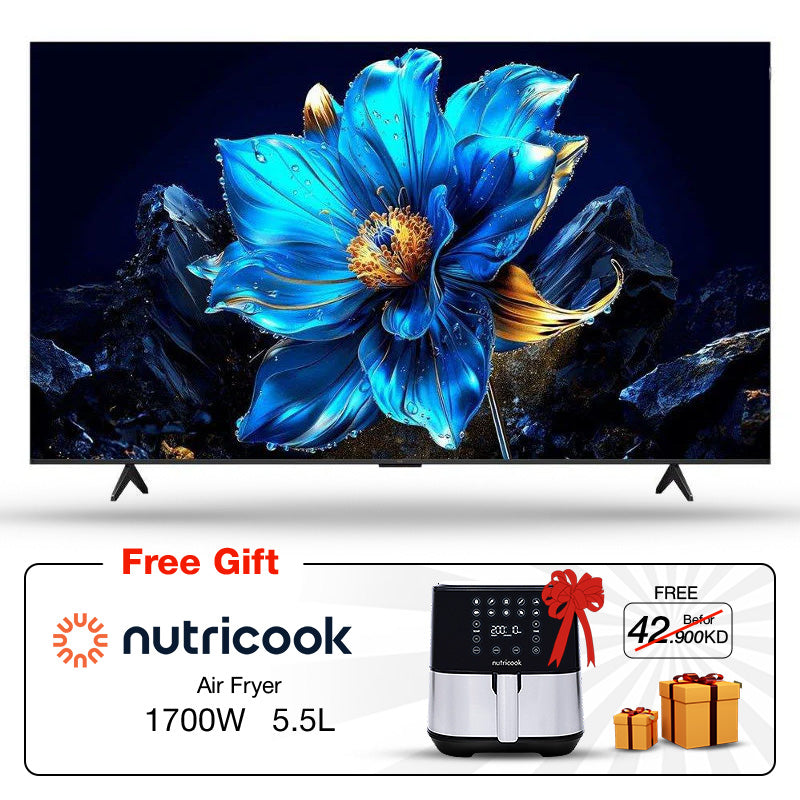 TCL 75P7K, 75-Inch 4K QLED Google TV With Nutricook Air Fryer Free