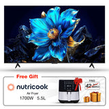 TCL 75P7K, 75-Inch 4K QLED Google TV With Nutricook Air Fryer Free