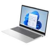 HP 15-fd0127dx 15.6" FHD IPS Touchscreen Laptop – Intel Core 7 150U, 16GB DDR5 RAM, 512GB SSD, Windows 11 Home, English Keyboard, Natural Silver, 1-Year Warranty