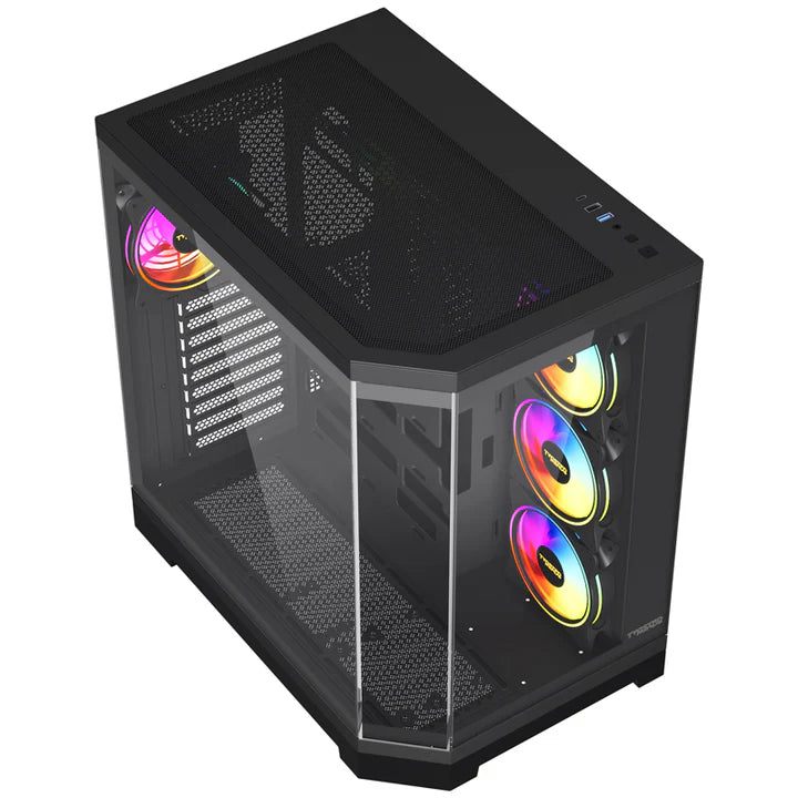 توستد مايندز فانغارد، هيكل ألعاب متوسط البرج ATX بزجاج مقسّى - أسود