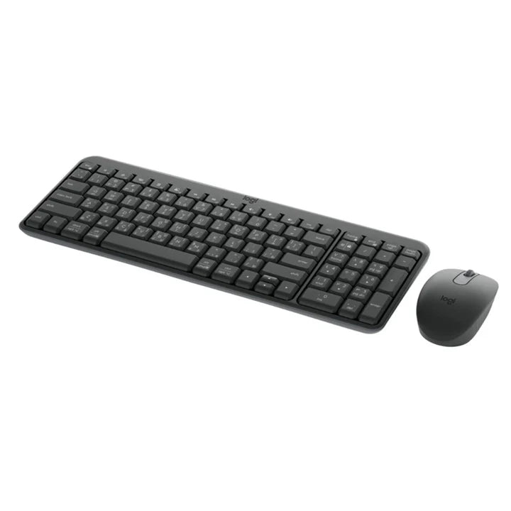 Logitech MK250, Compact Bluetooth Wireless Combo, Keyboard & Mouse, English/Arabic - Graphite