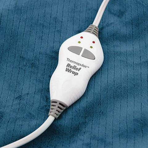 Thermapulse, Relief Wrap Massager with Padded Heating Technology, 2 Heat & 4 Massage Settings, Auto Shutdown
