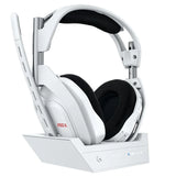 Logitech, Astro A50 X LIGHTSPEED Wireless Gaming Headset + Base Station, PRO-G GRAPHENE, PLAYSYNC, Xbox Series X|S + PS5 + PC/mac - White