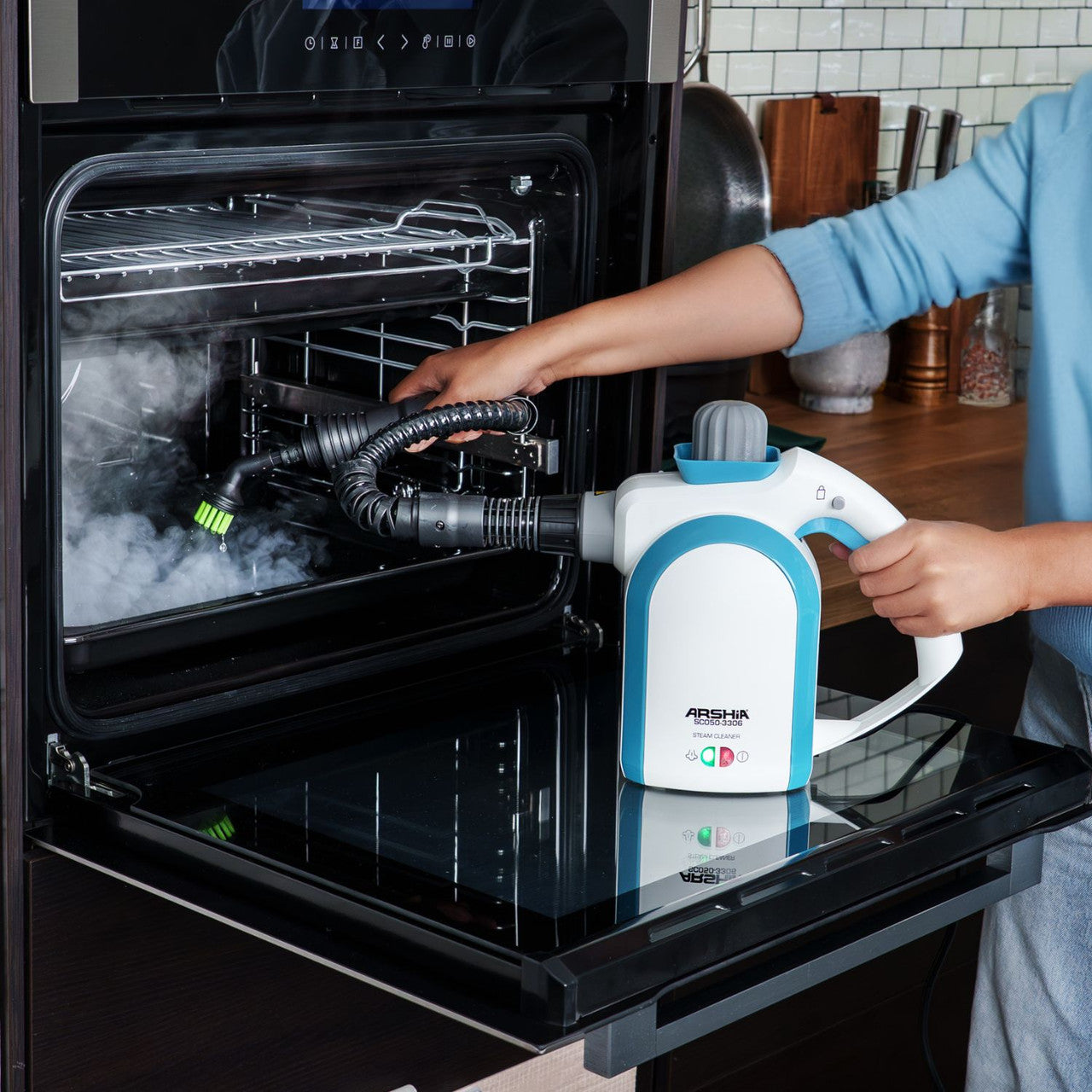 Arshia SC050-3306, Steam Cleaner – Powerful & Compact Home Steam Cleaner, 1000W