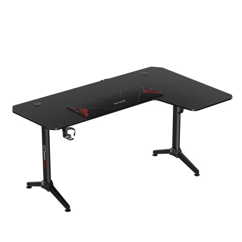 Gamax -R Gaming Table (L-Shaped) 160*100*75cm - Right ( Installation not included )