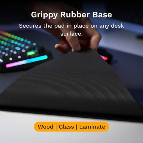 Glorious, GMP 2 Edgeless Cloth Gaming Mouse Pad XL Extended (355 mm x 610 mm) - Black