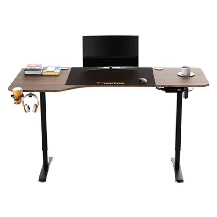 Twisted Minds T Shaped Gaming Desk Electric - Height Adjustable - Left 160 x 75 x (74~119) cm