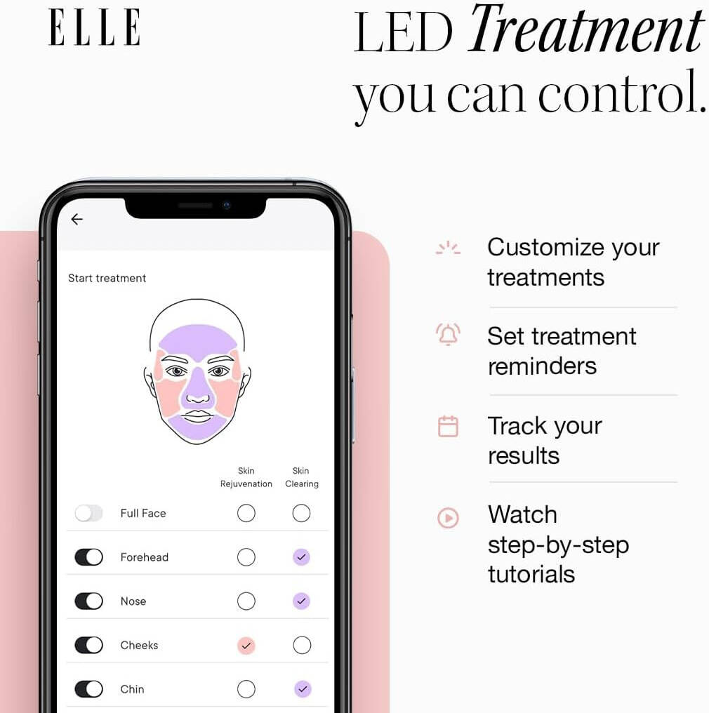 ELLE, Radiance Boost Pro Facewear LED Mask