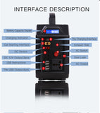 HI-TEX Portable Power Station 200W Orange - 12V 30Ah Battery (EG003BK)