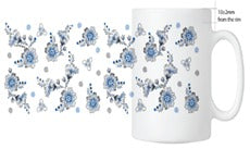 Luminarc Essen Flower Jet Blue Mug 320 ML