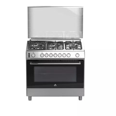 Orca Gas Cooker 90x60, 6 Burners, Inox, Flame Safety