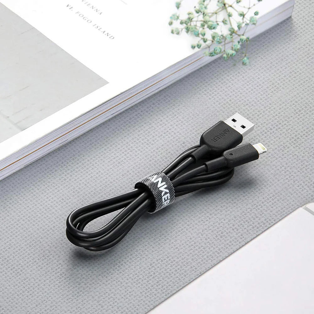 Anker Powerline II with lightning connector 3ft - Black