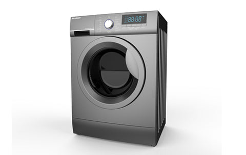 SHARP Front Load Washing Machine 6Kg White | ES-FE612DLZ-S