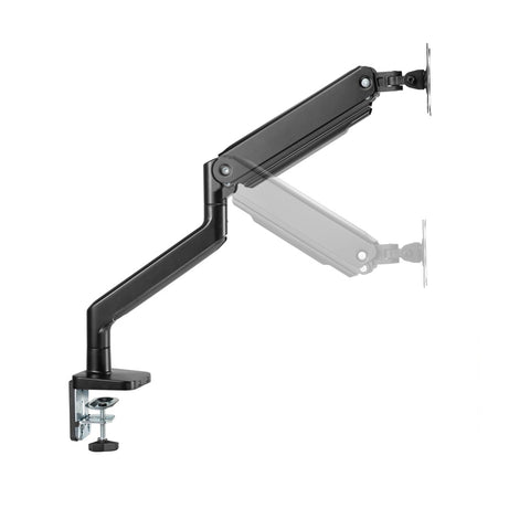 Twisted Minds Single Monitor Mechanical Spring Monitor Arm with USB Ports (Fit Screen Size 17"-45")