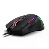 ريدراجون M612، فأرة ألعاب Predator سلكية بصرية RGB بدقة 8000 DPI – أسود