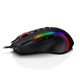 ريدراجون M612، فأرة ألعاب Predator سلكية بصرية RGB بدقة 8000 DPI – أسود