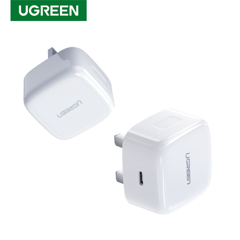 UGREEN PD 20w Fast Charger UK (White) CD137