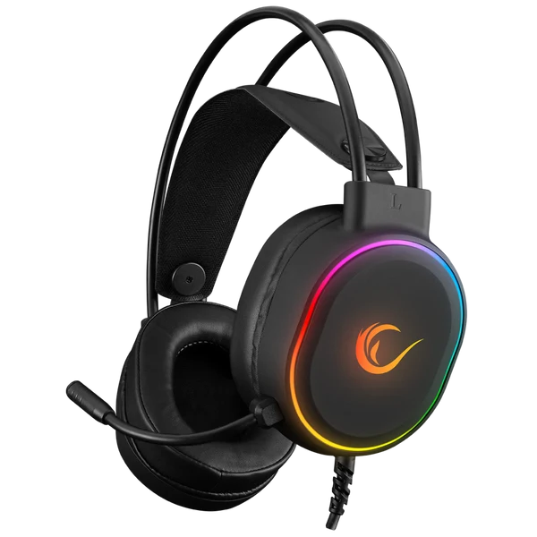 Rampage ROGUE RGB 7.1 USB Gaming Headset for PC, PS4 and PS5 - Black
