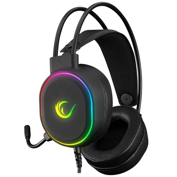 Rampage ROGUE RGB 7.1 USB Gaming Headset for PC, PS4 and PS5 - Black