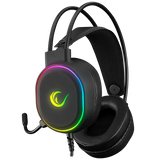 Rampage ROGUE RGB 7.1 USB Gaming Headset for PC, PS4 and PS5 - Black