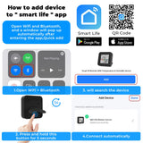 Gopeta, Tuya Smart WiFi Remote Control with Temperature & Humidity Monitor and Screen