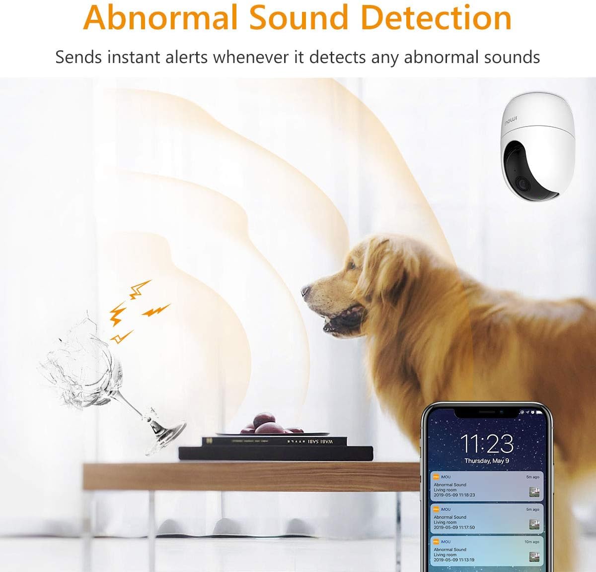 Imou Ranger 2 5MP-H3 (IPC-K2EP-5H3W) (3.6мм) 5MP, Swivel, with WiFi, Microphone and Speaker