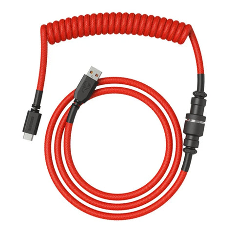 Glorious, Coiled Cable For Mechanical Gaming Keyboards - Crimson Red