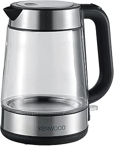 KENWOOD KETTLE GLASS 1.7L 2200W BLK - ZJG08.000CL