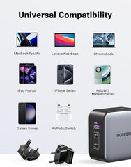 UGREEN GaN 65W Fast Charger (3-Port) CD296