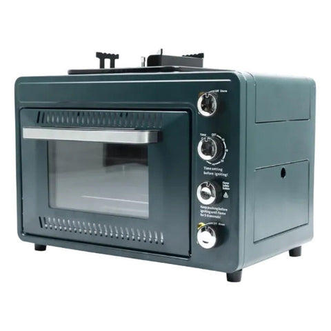 Portable 2-in-1 Butane Gas Camping Oven & Stove – 25 L, 2.1 kW