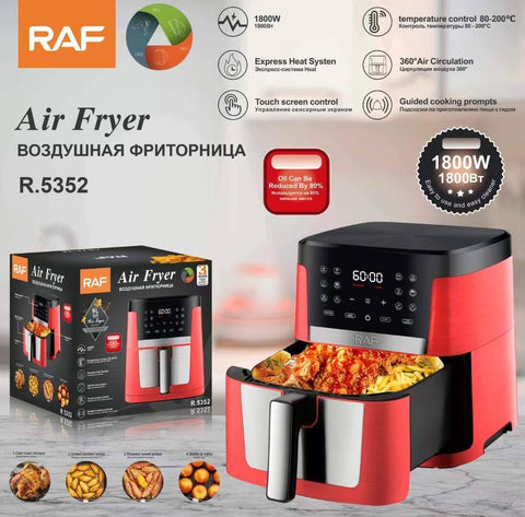 RAF Smart Air Fryer with Touch Screen - 9 L - 1800 W