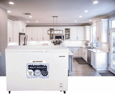 Sharp Chest Freezer, 400L, 14Cft - White