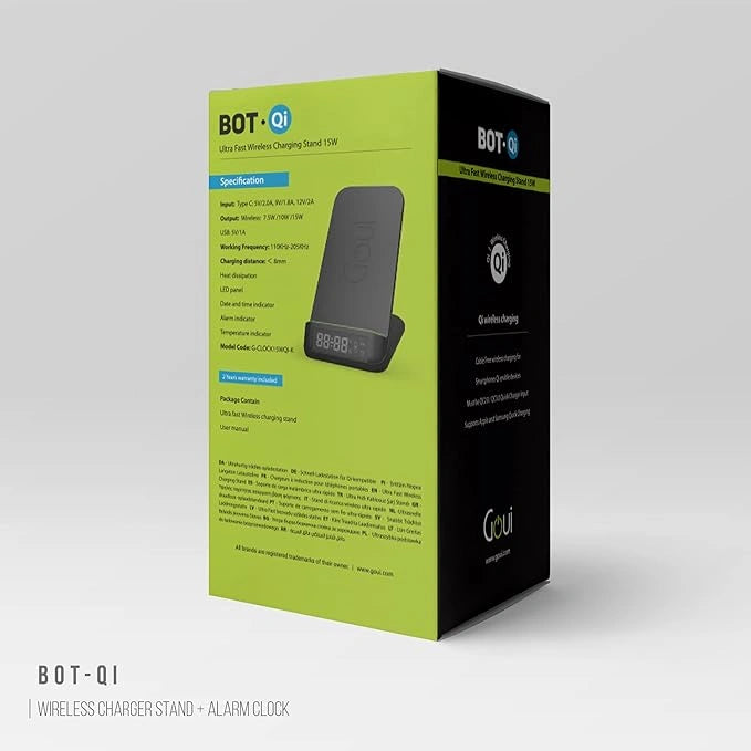 Goui BOT Wireless Charger -QC2.0