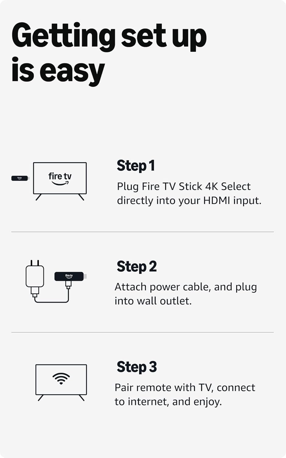 Amazon Fire TV Stick HD (2024) Streaming Device with Alexa Voice Remote, 8GB & Wi-Fi 5 - Black