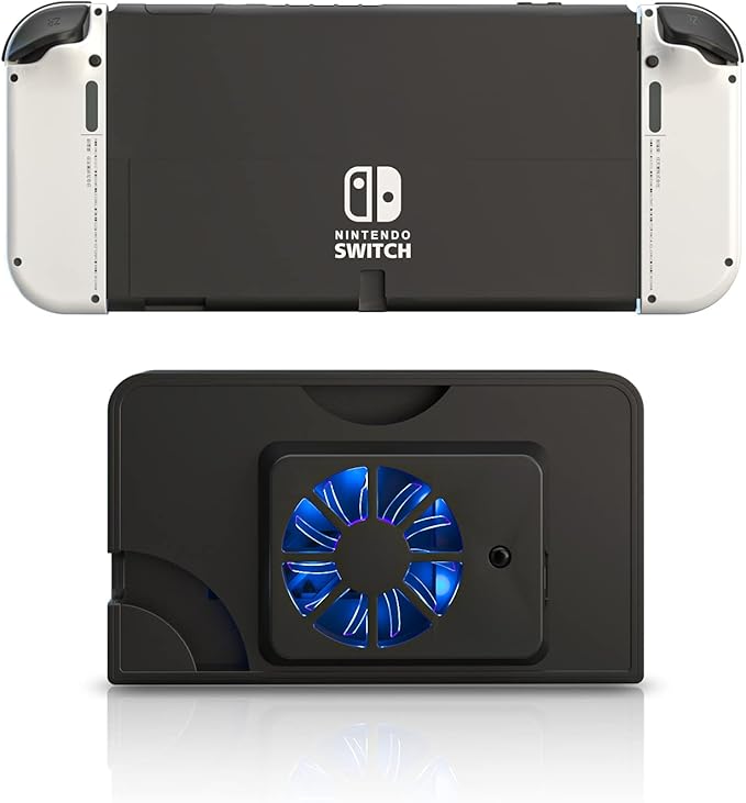قاعدة تبريد مروحة وحدة التحكم DOBE Switch OLED Dock