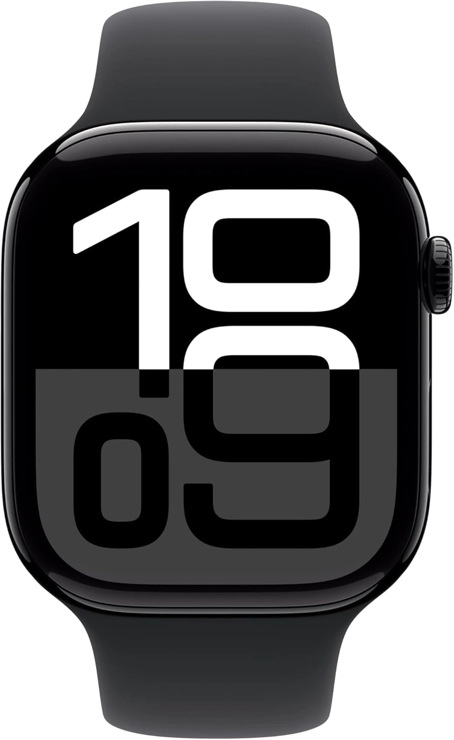 Apple Watch Series 10 GPS + Cellular 46mm Jet Black Aluminium Case With Black Sport Band