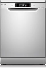 Sharp Dishwasher 8 Programs 14 Set LED Stainless Steel (Inox)