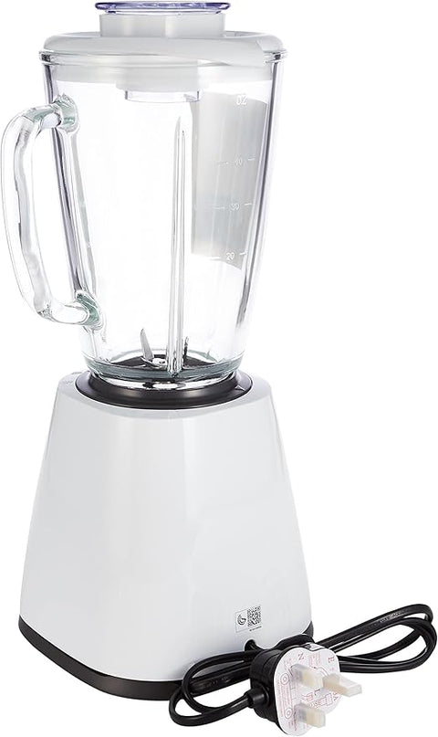 Moulinex Blendforce Glass Blender, White, 1.75 L, 700 W, LM435127