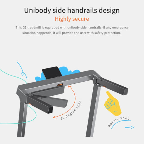 King Smith Treadmill G1 with Side Handrail