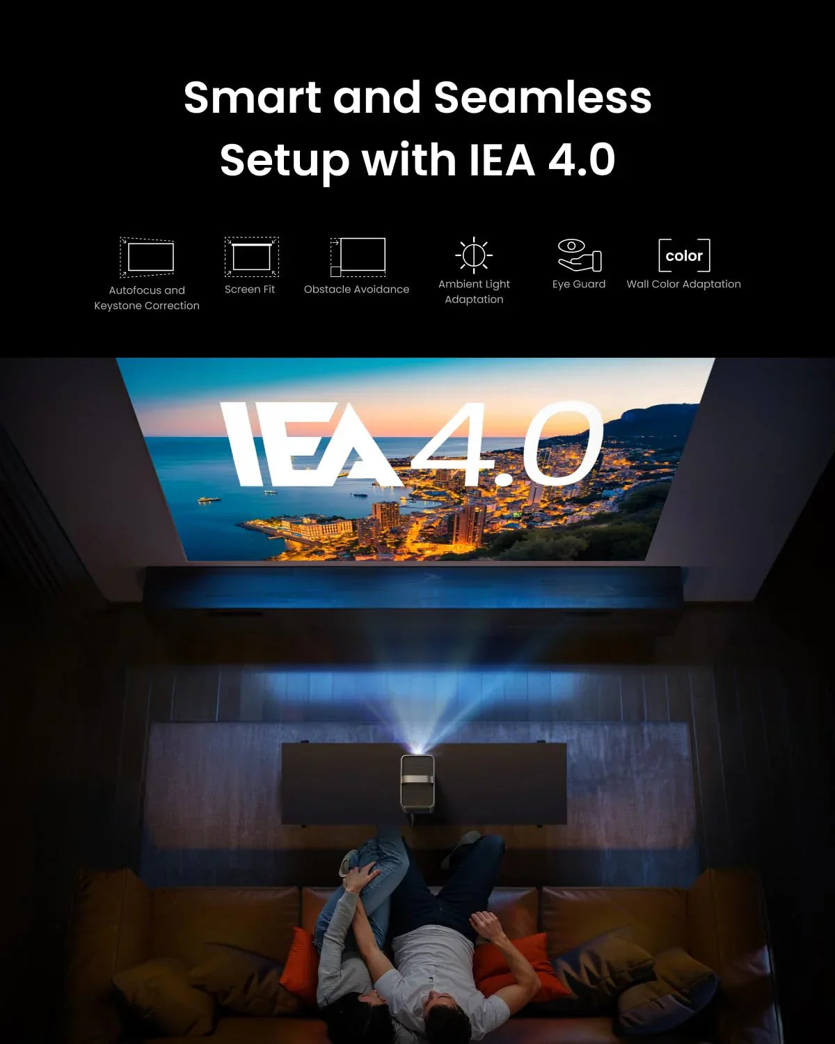 Anker Nebula Cosmos 4K SE Smart Projector - Black