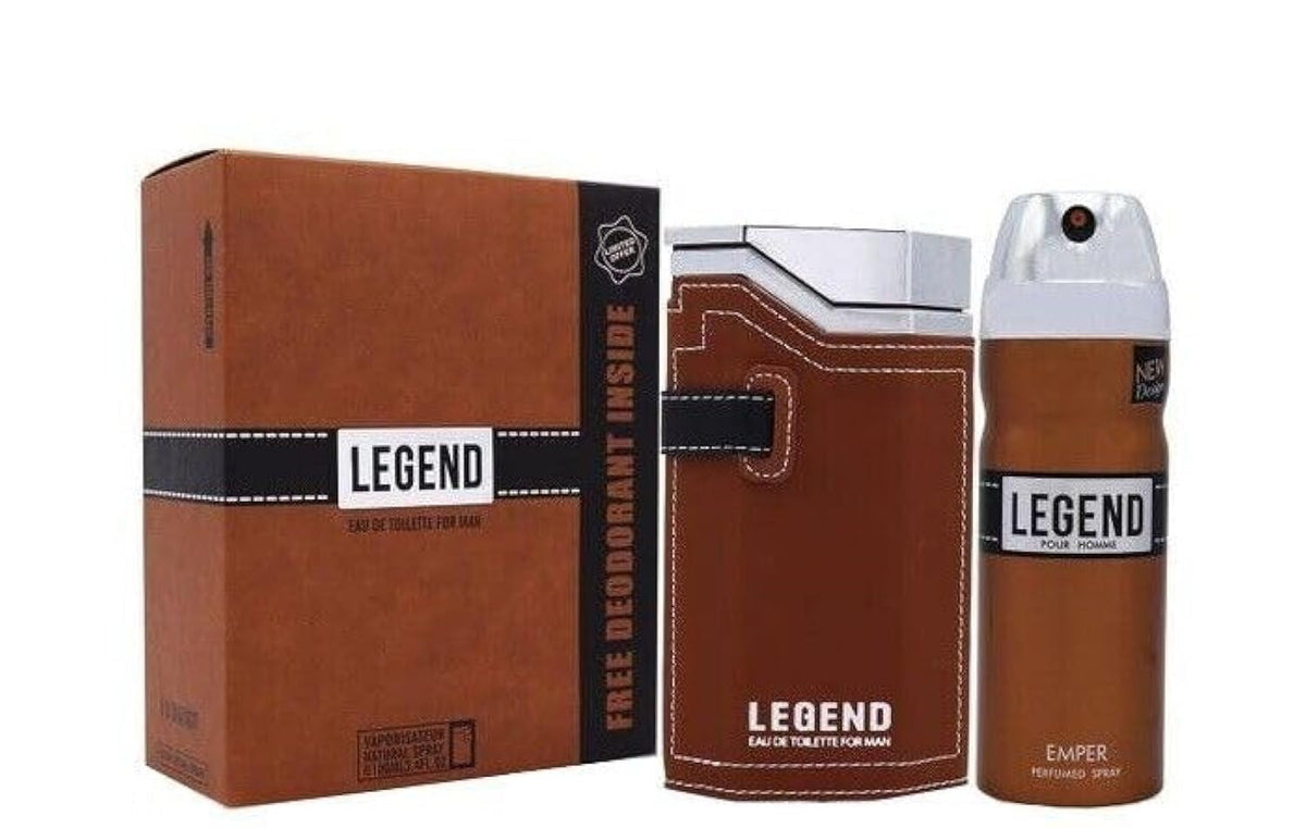 EMPER LEGEND EDT GIFT SET (100ML PERFUME + 200ML BODY SPRAY)