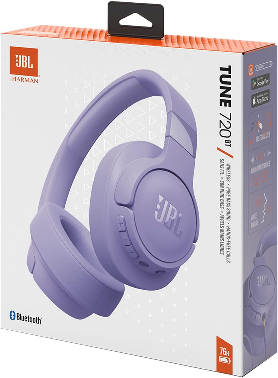 جي بي إل تيون 720 بي تي Jbl tune 720BT سماعة رأس لاسلكية بلوتوث