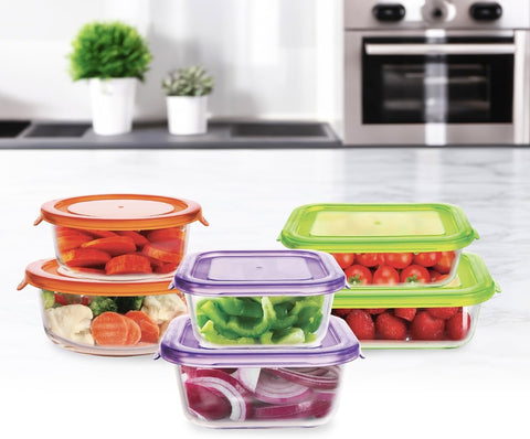 Westinghouse, 6-Piece Glass Container Set with Lids