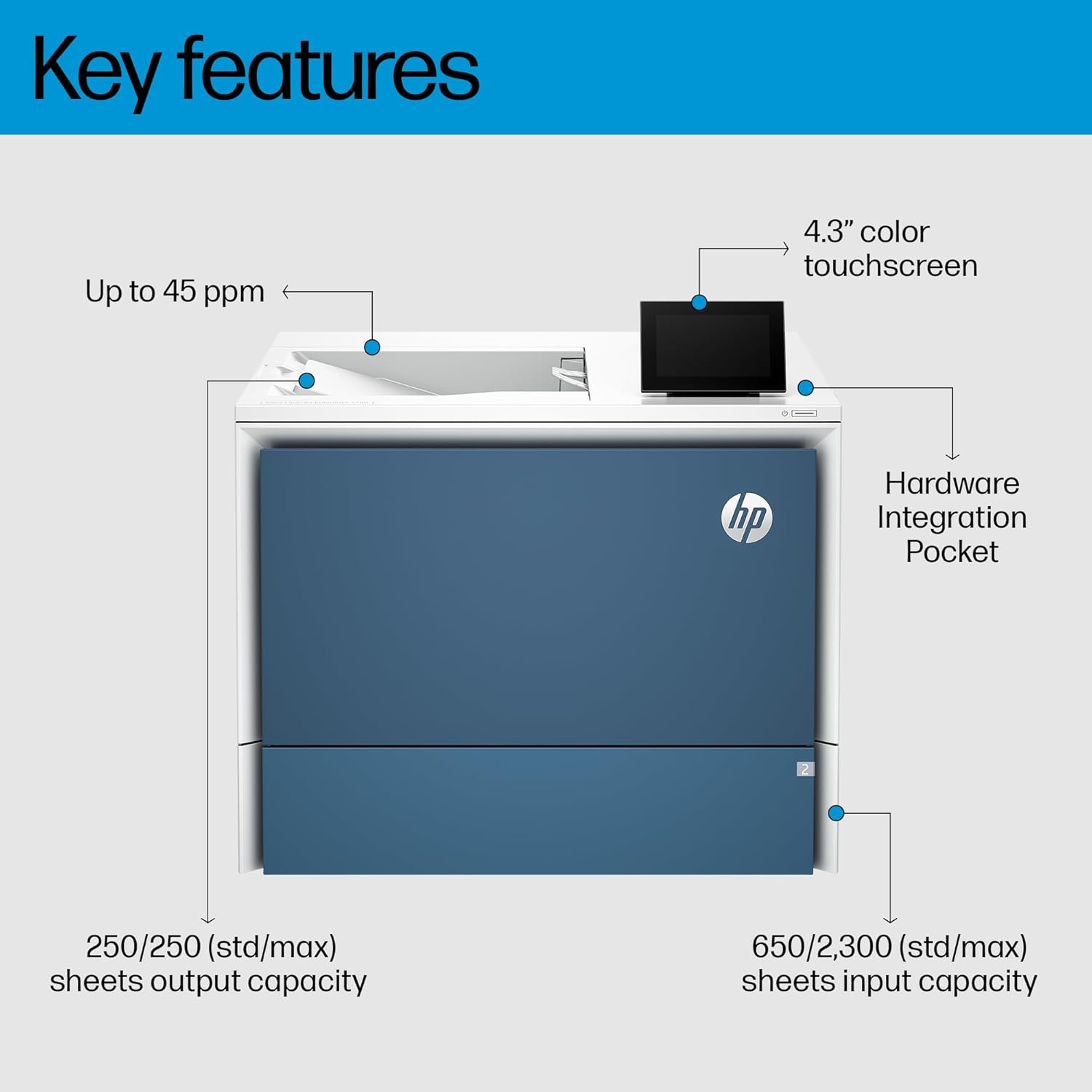 HP 5700dn, Color LaserJet Enterprise Printer