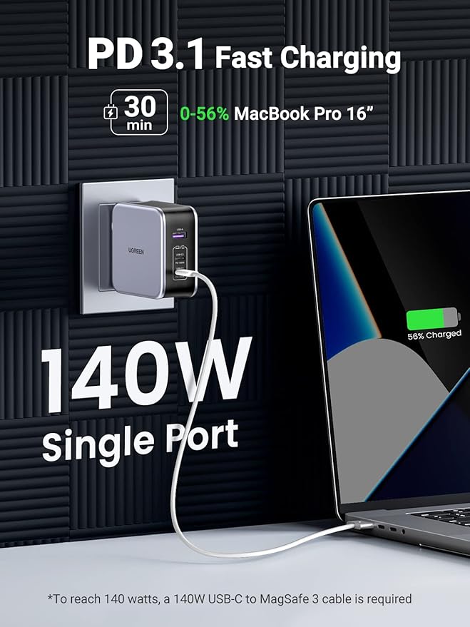 UGREEN GaN Fast Charger 140W with Cable CD289