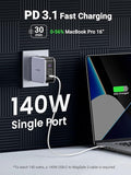 UGREEN CD289, GaN Fast Charger 140W with Cable