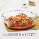 Borosil Round Glass Baking Dish – 2.5 L