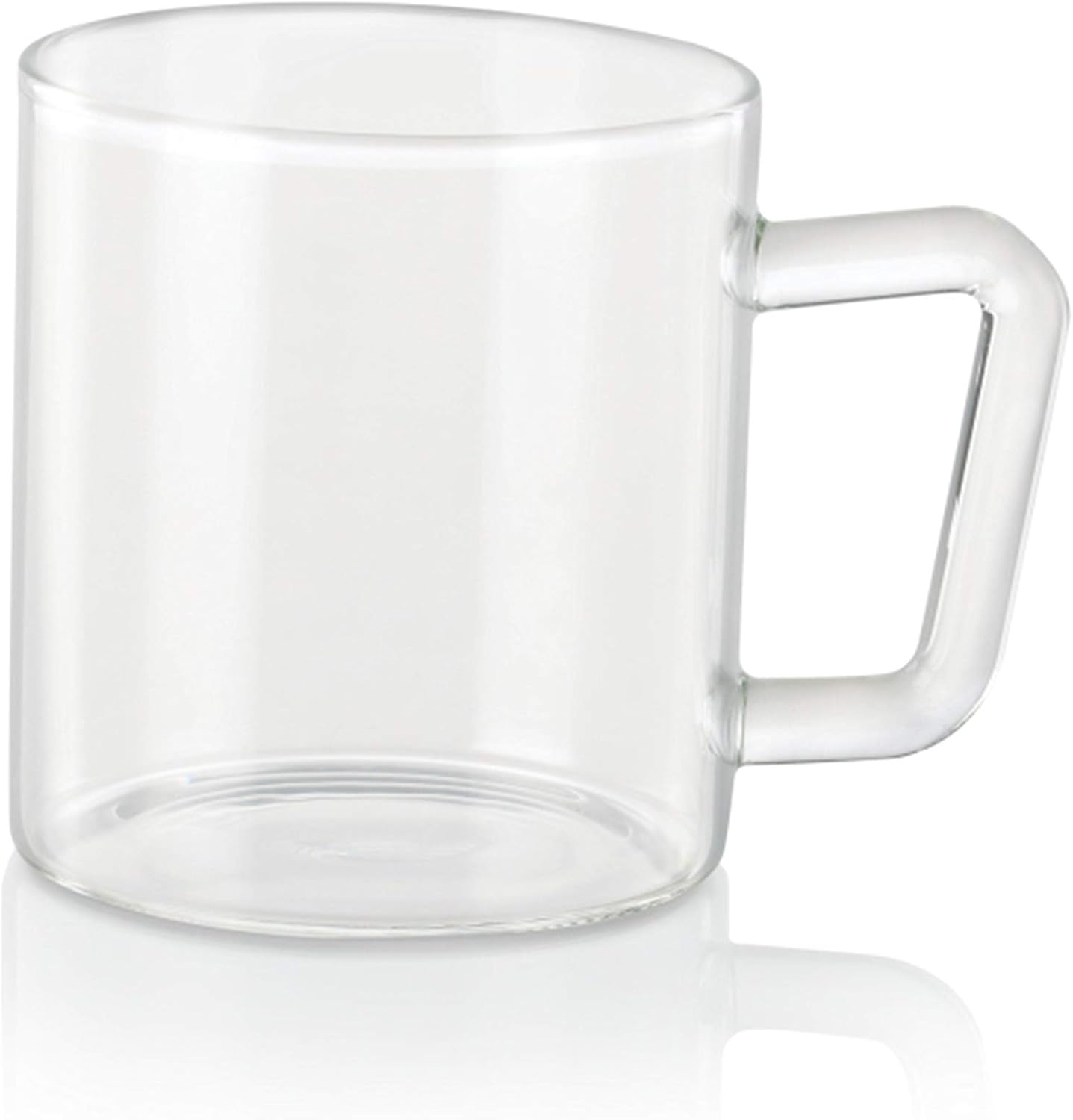 Borosil Vision Classic Borosilicate Glass Mug Set of 6 – 190 ml