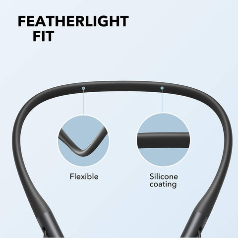 أنكر ساوندكور لايف U2i، سماعات أذن لاسلكية بتصميم حول الرقبة - أسود