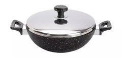 Saflon 28CM Work Pan With Stainless Steel Lid